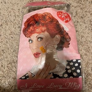 I love Lucy red curly wig